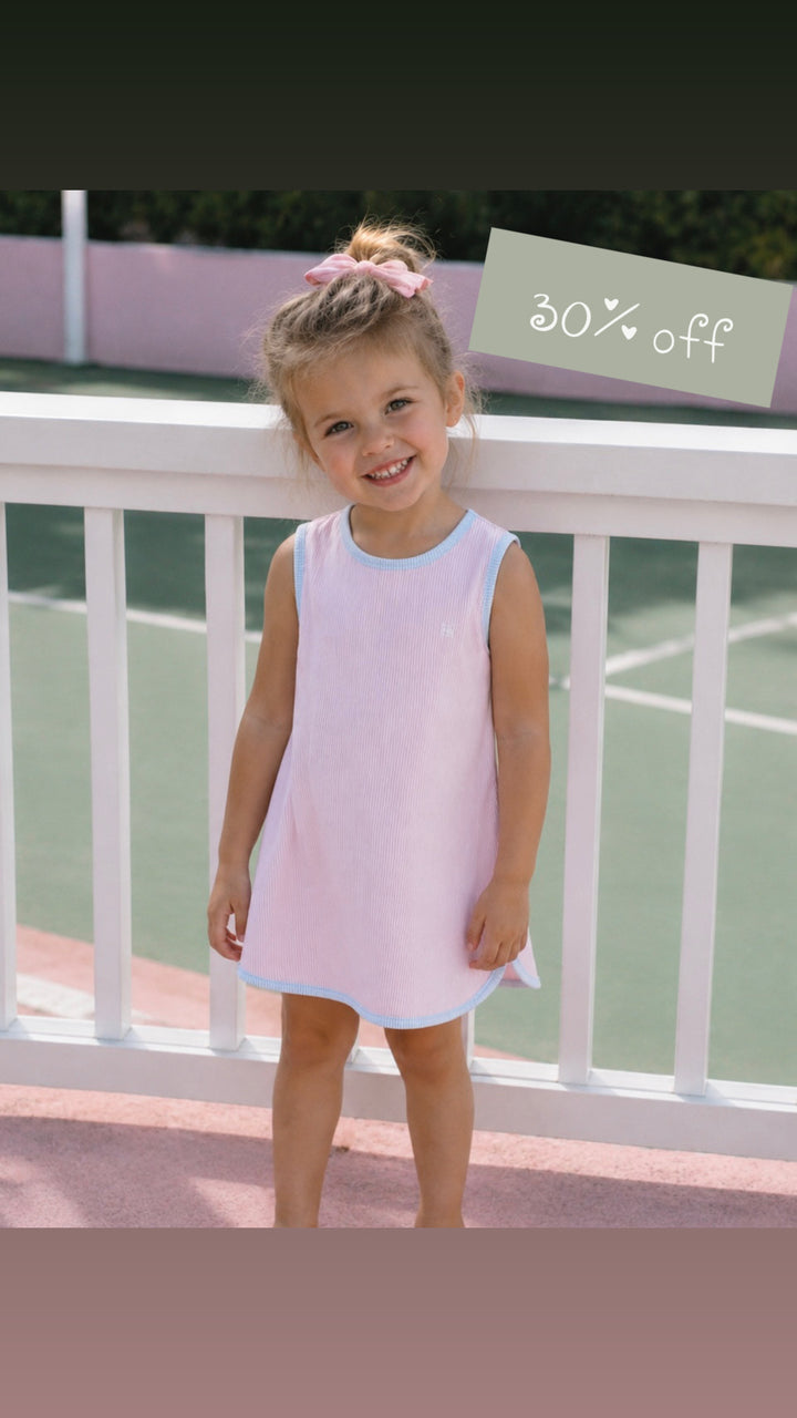 Stripe Tennis Dress - Set Athletics