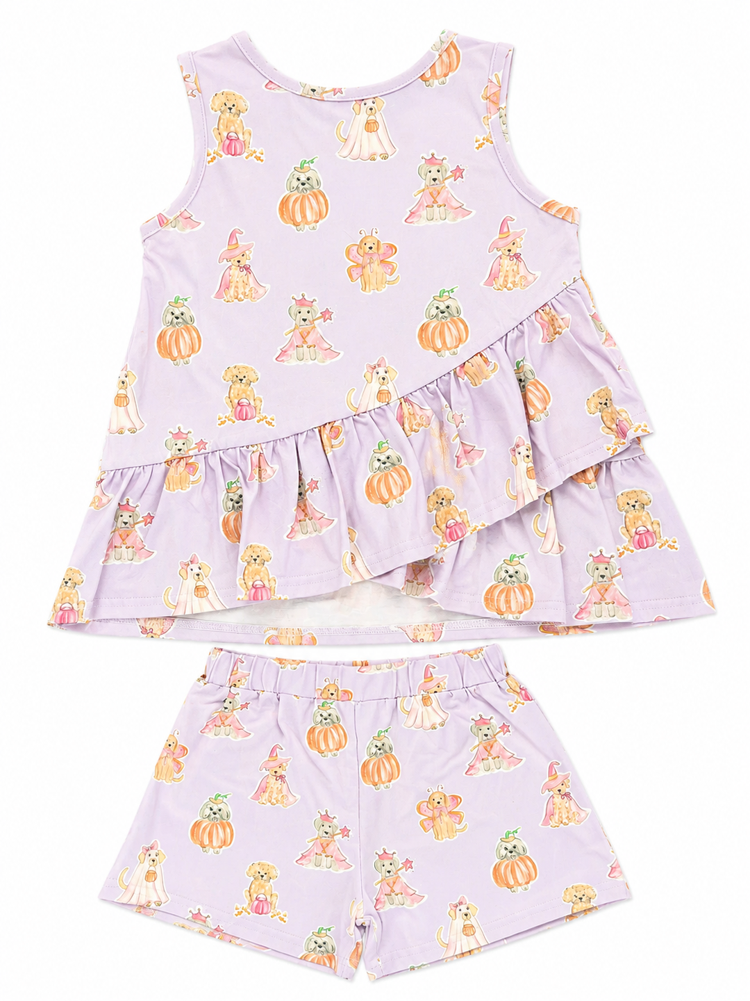 Boo Crew Cuties Ruffle Short Set - Three Little Ducks
