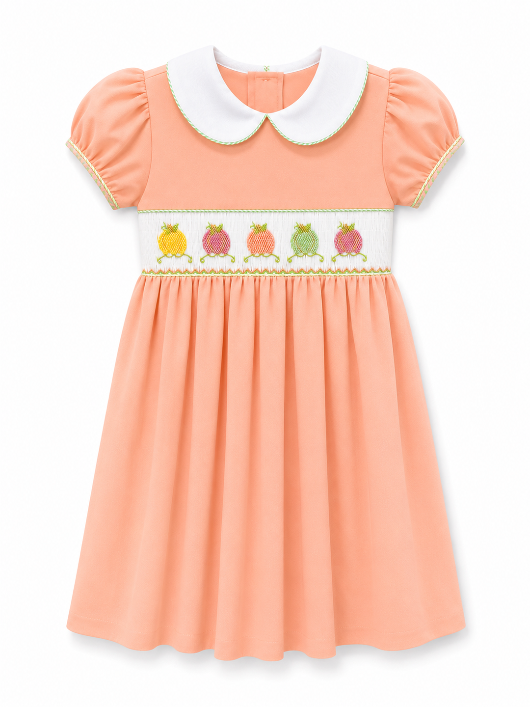 Smocked Girls Pumpkin Collection - Lulu Bebe