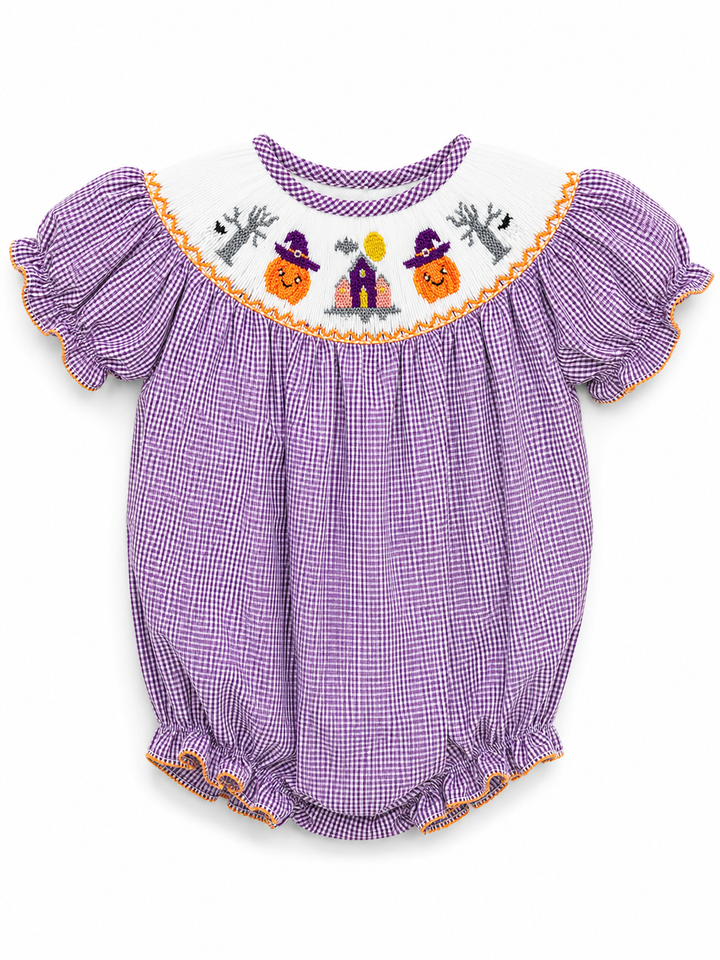 Girls Smocked Halloween Collection - Lulu Bebe