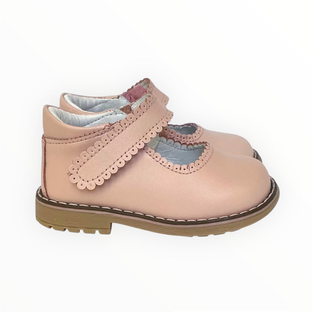 Soft Pink Mary Jane Shoes - Nomandino