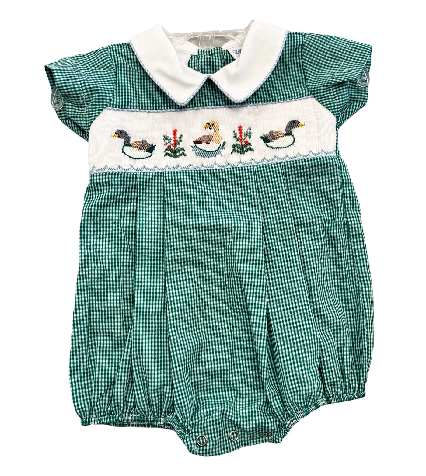 Boys Smocked Geese Outfit - Lulu Bebe
