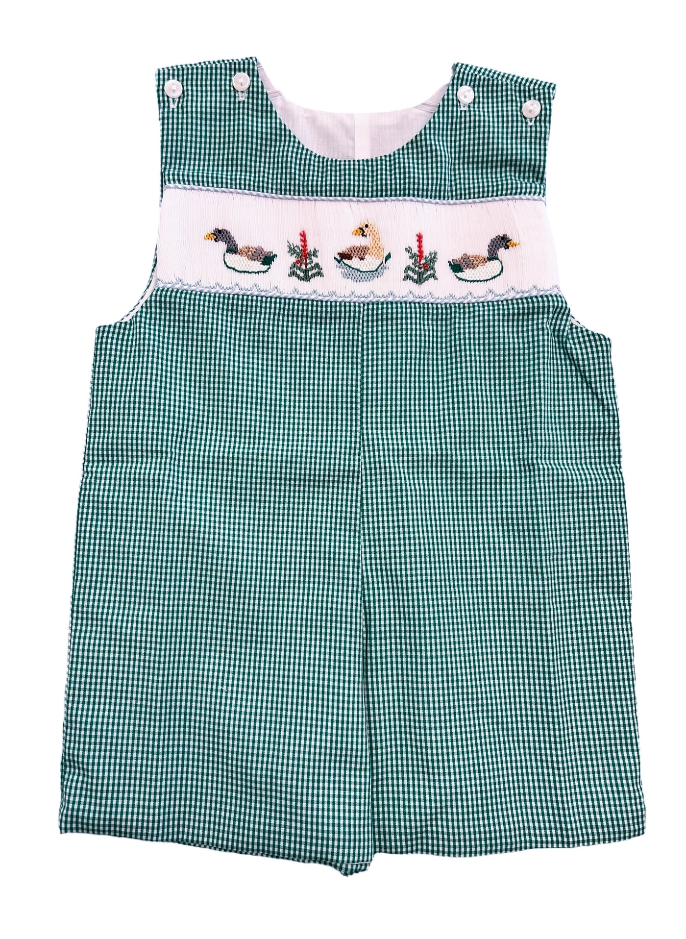 Boys Smocked Geese Outfit - Lulu Bebe