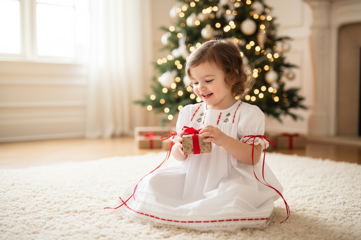 White Heirloom Christmas Collection - Lulu Bebe