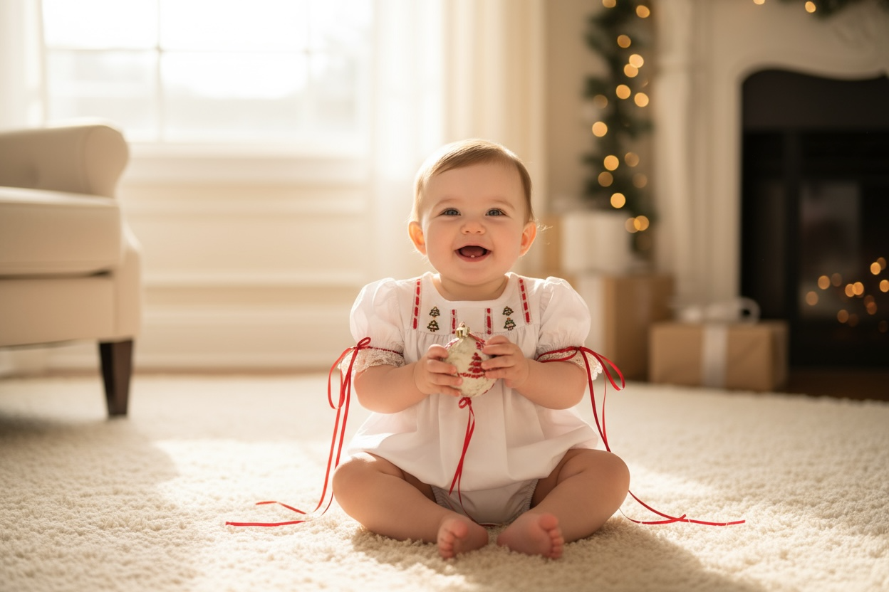 White Heirloom Christmas Collection - Lulu Bebe