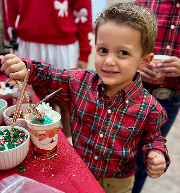 Yuletied Christmas Plaid Button Down - Properly Tied