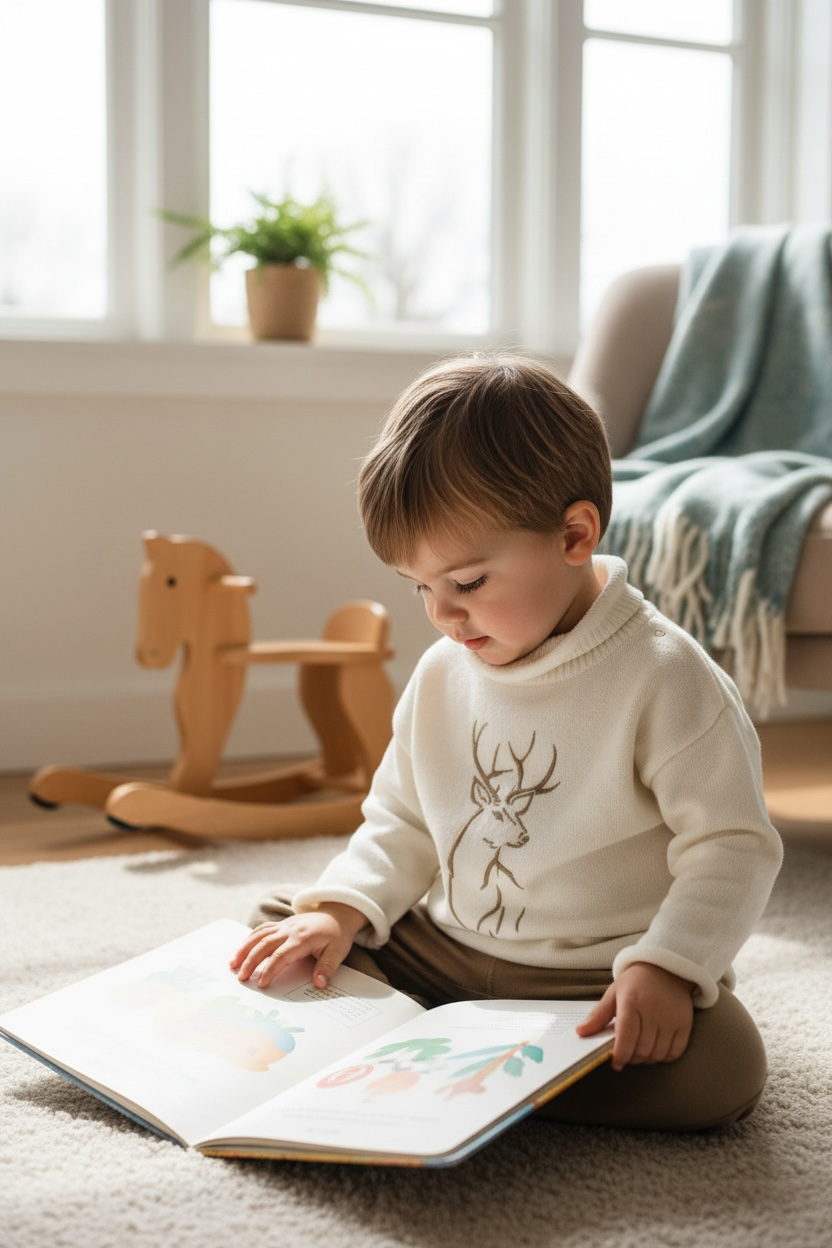 Roll Neck Buck Sweater - Properly Tied
