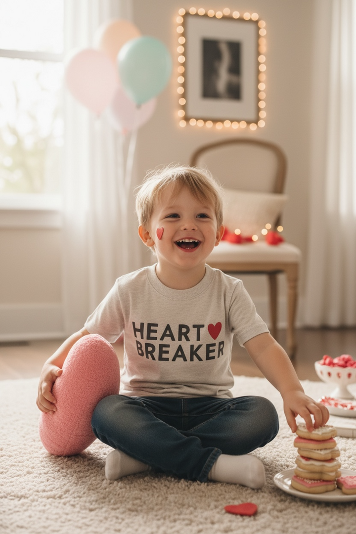 Boys Heartbreaker Valentine's Day Tee - Sweet Wink