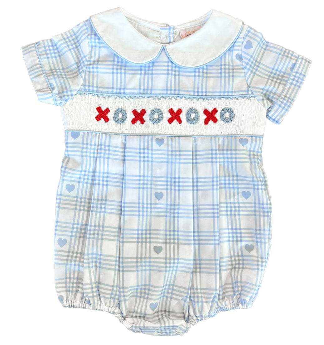 Boys Smocked Valentines Day Outfit - Teeta