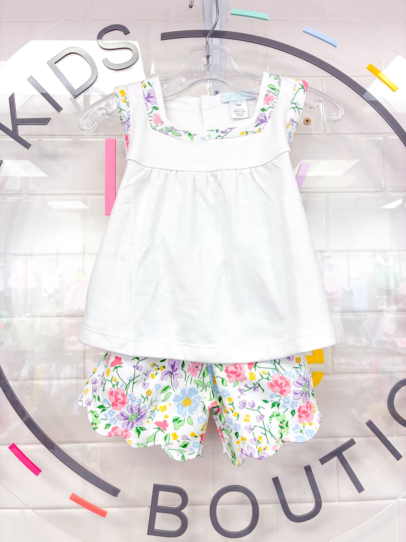 Floral Pima Short Set - La Luna