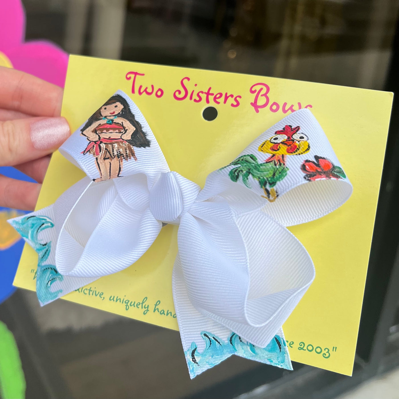 Hand Painted Bows - Two Sisters Bows