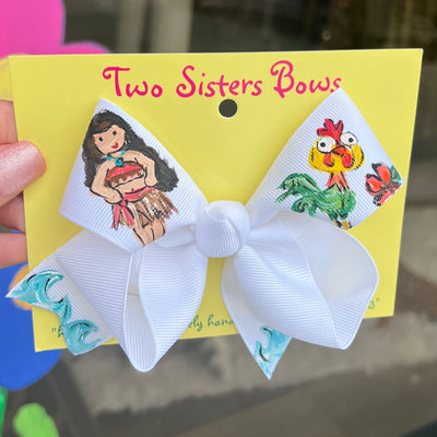 Hand Painted Bows - Two Sisters Bows