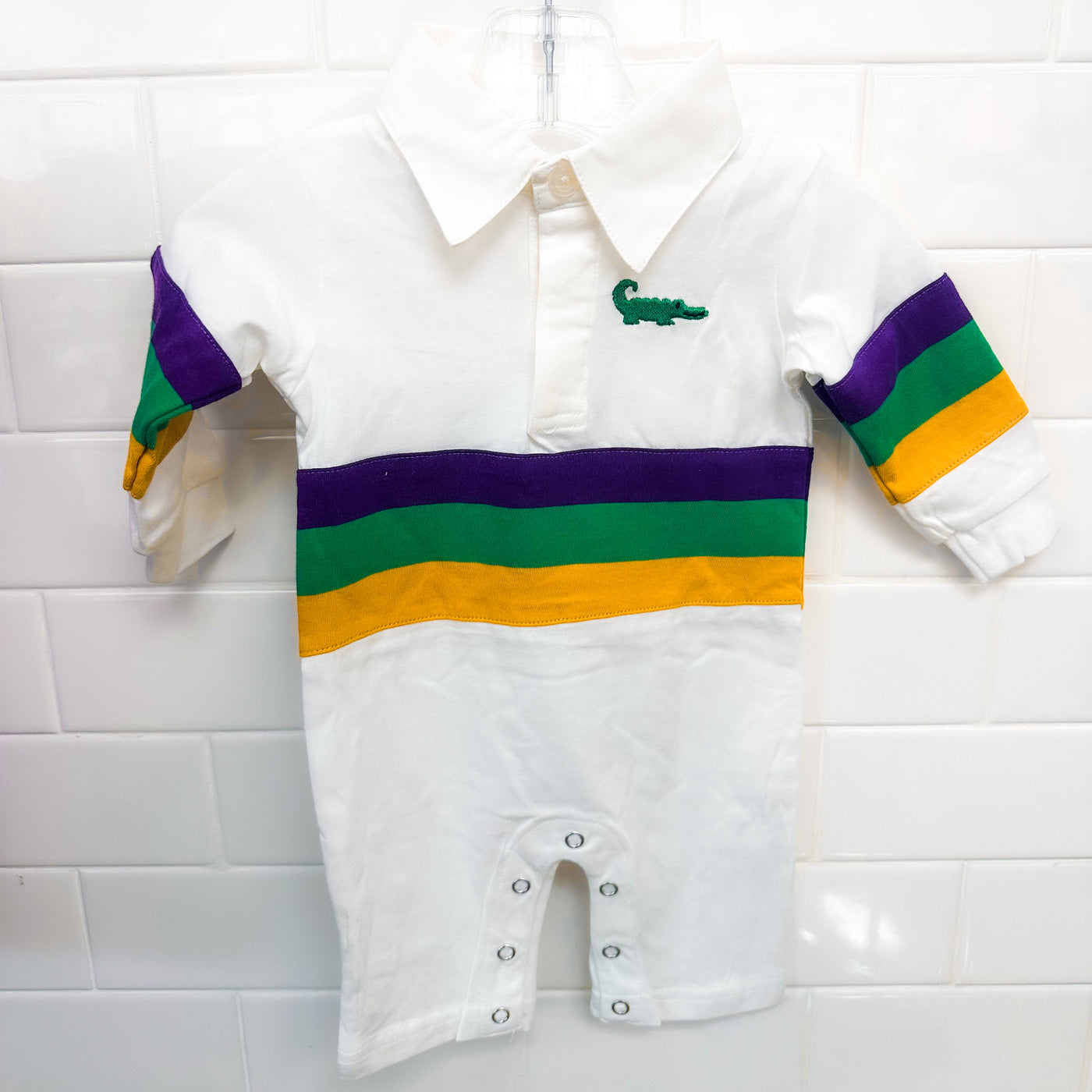 Boys Mardi Gras Rugby Shortall - Lulu Bebe