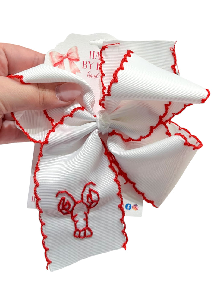 Hand-stitched Crawfish Bows
