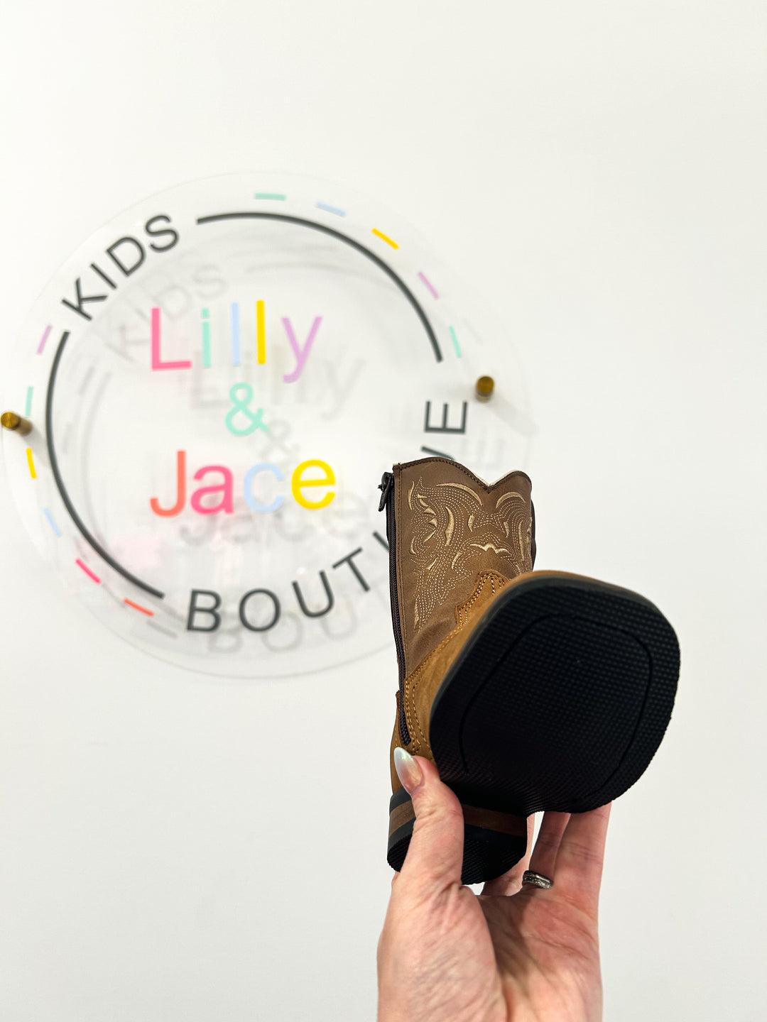 Jace Square Toe Leather Boots