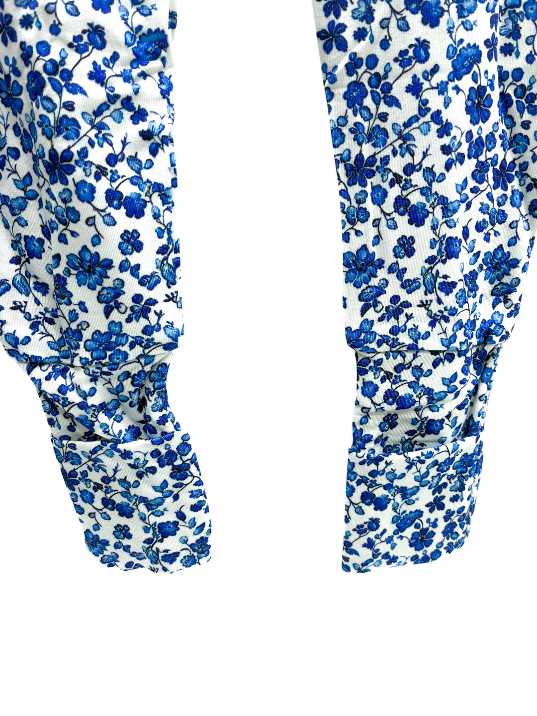 Blue Floral Zip Pajama - Weisigner Bamboo
