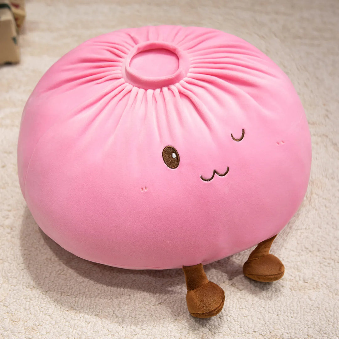Giant Pink Plush Dumpling