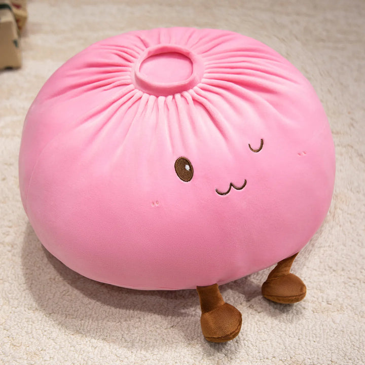 Giant Pink Plush Dumpling