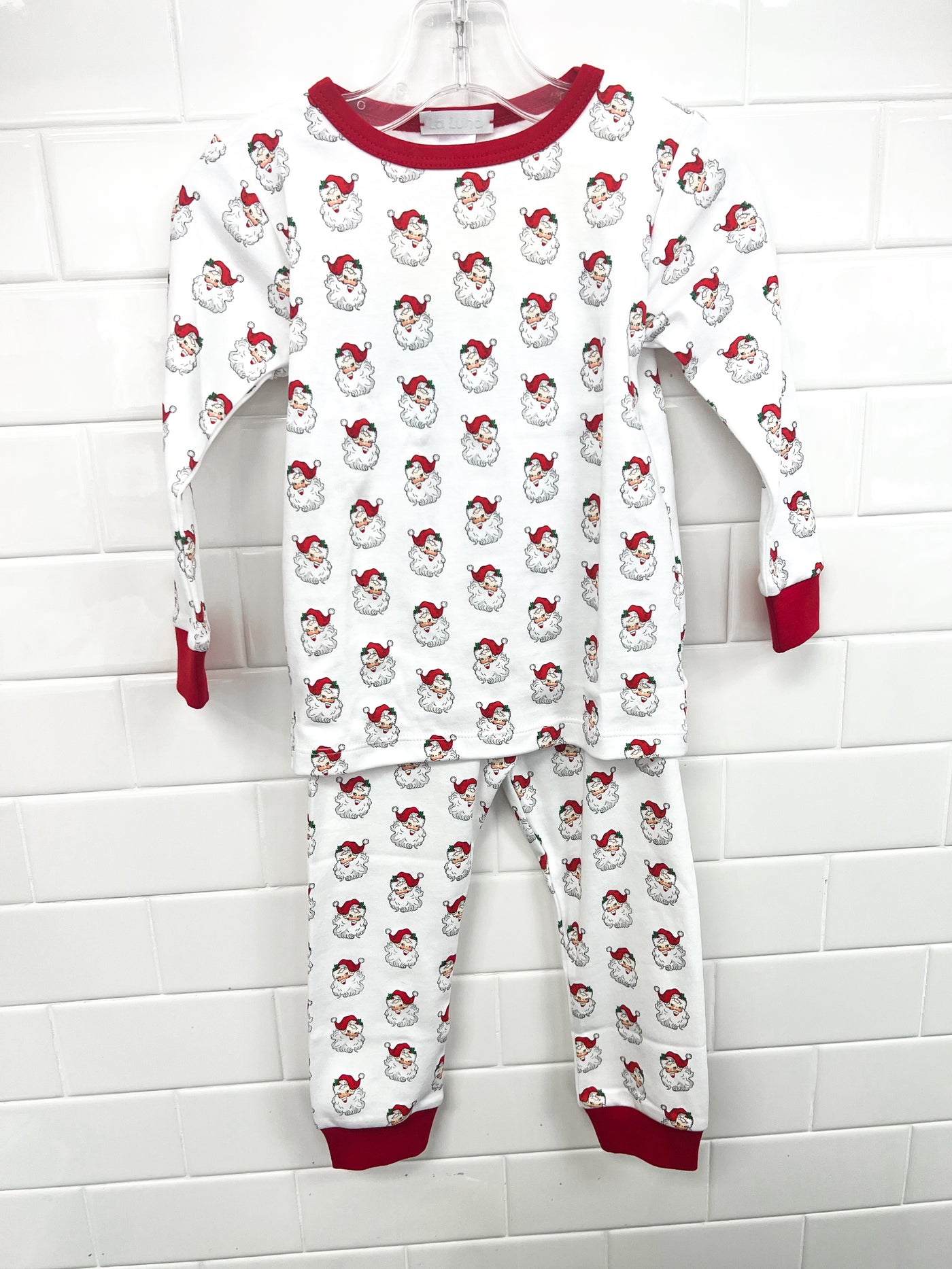 Lulu Bebe Santa 2-Piece Pajamas