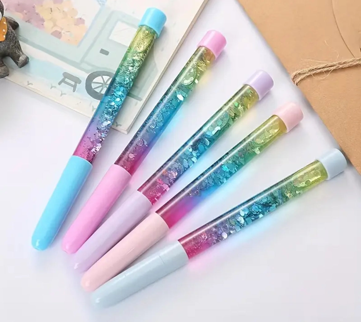 Rainbow Glitter Pens
