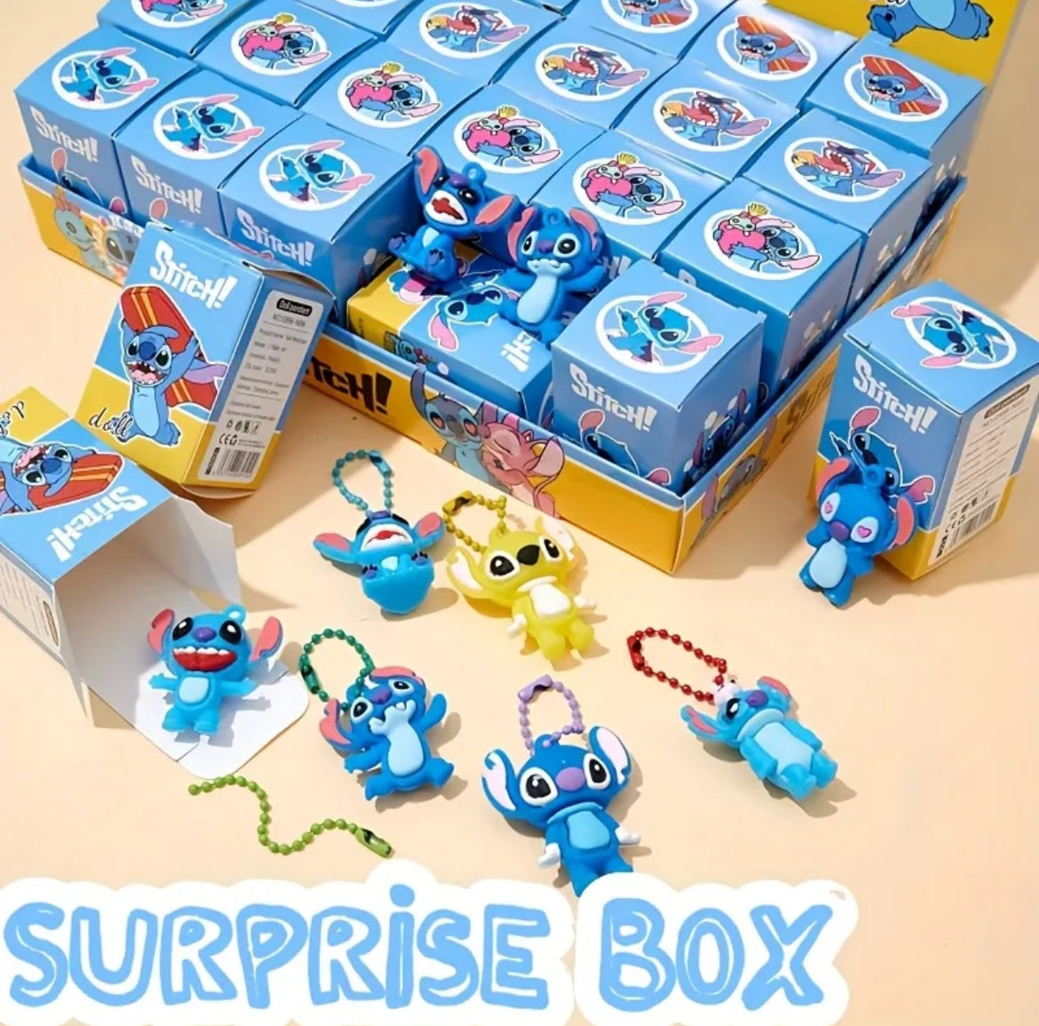 Stitch Surprise Box - Keychain Doll Pendant