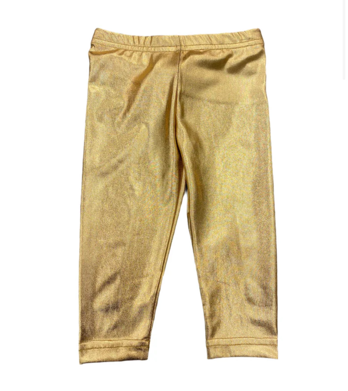 Gold Metallic Leggings