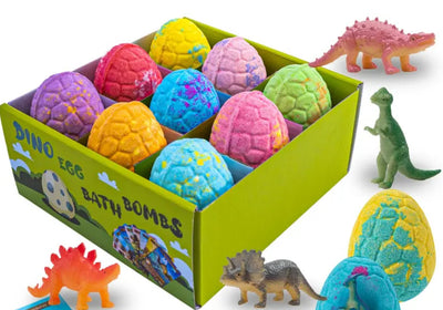 Boys Dinosaur Egg Surprise Bath Bomb