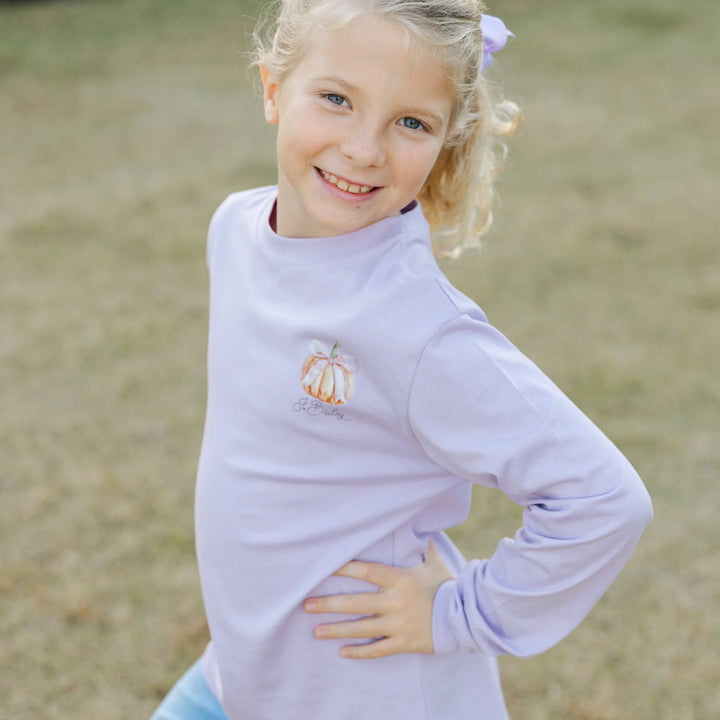 Lavender Pumpkin L/S Tee - J. Bailey