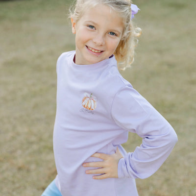 Lavender Pumpkin L/S Tee - J. Bailey