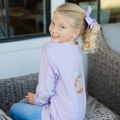 Lavender Pumpkin L/S Tee - J. Bailey