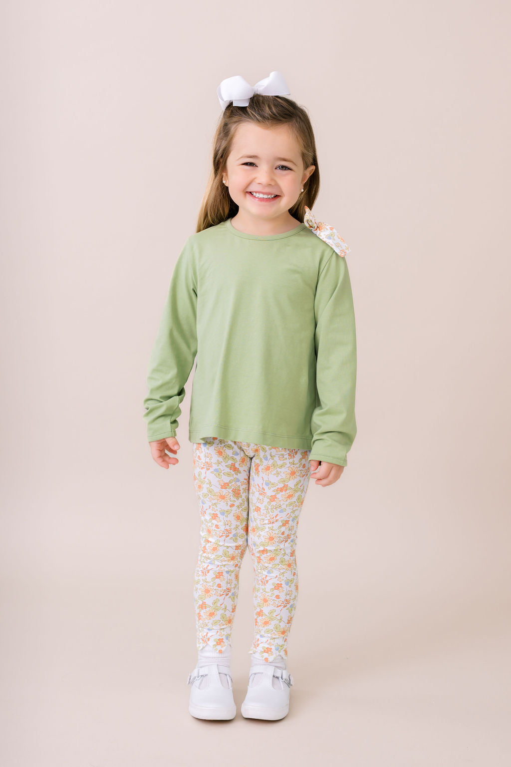 Sage & Autumn Floral Legging Set - Lullaby Set