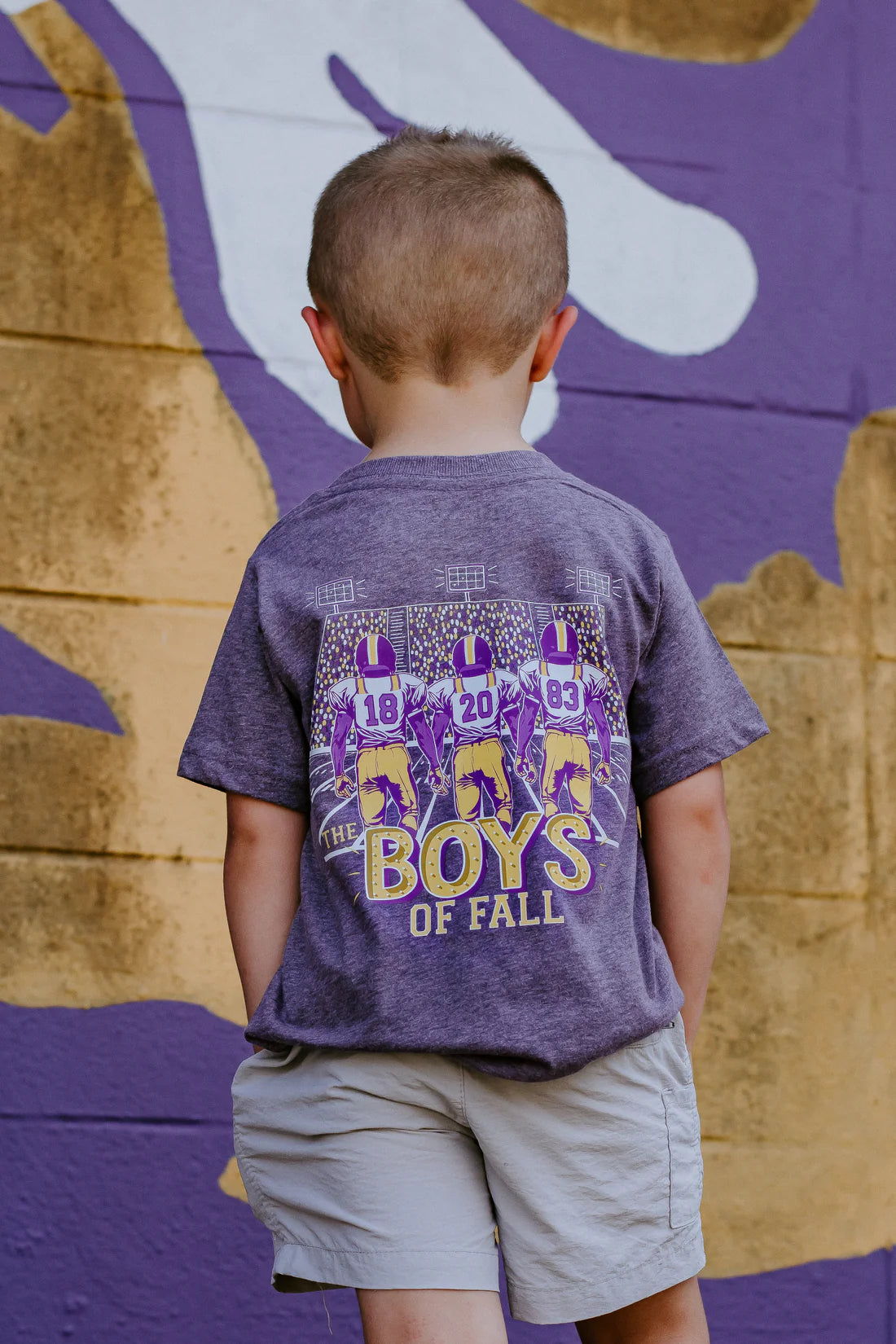 Boys of Fall LSU Shirt - Magnolia Mudbugs