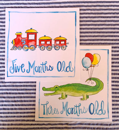 Little Gentleman's Milestone Cards - Boys First Year