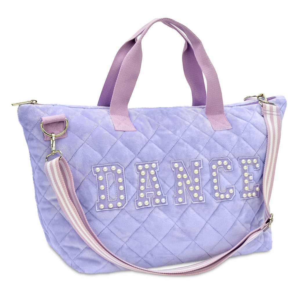Purple & Pearls Overnight Dance Bag