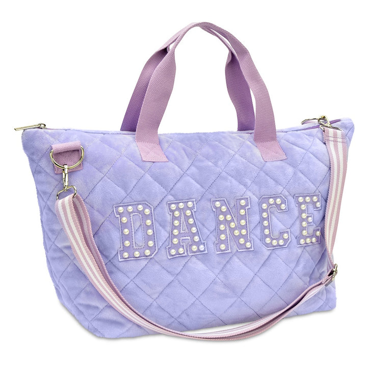 Purple & Pearls Overnight Dance Bag