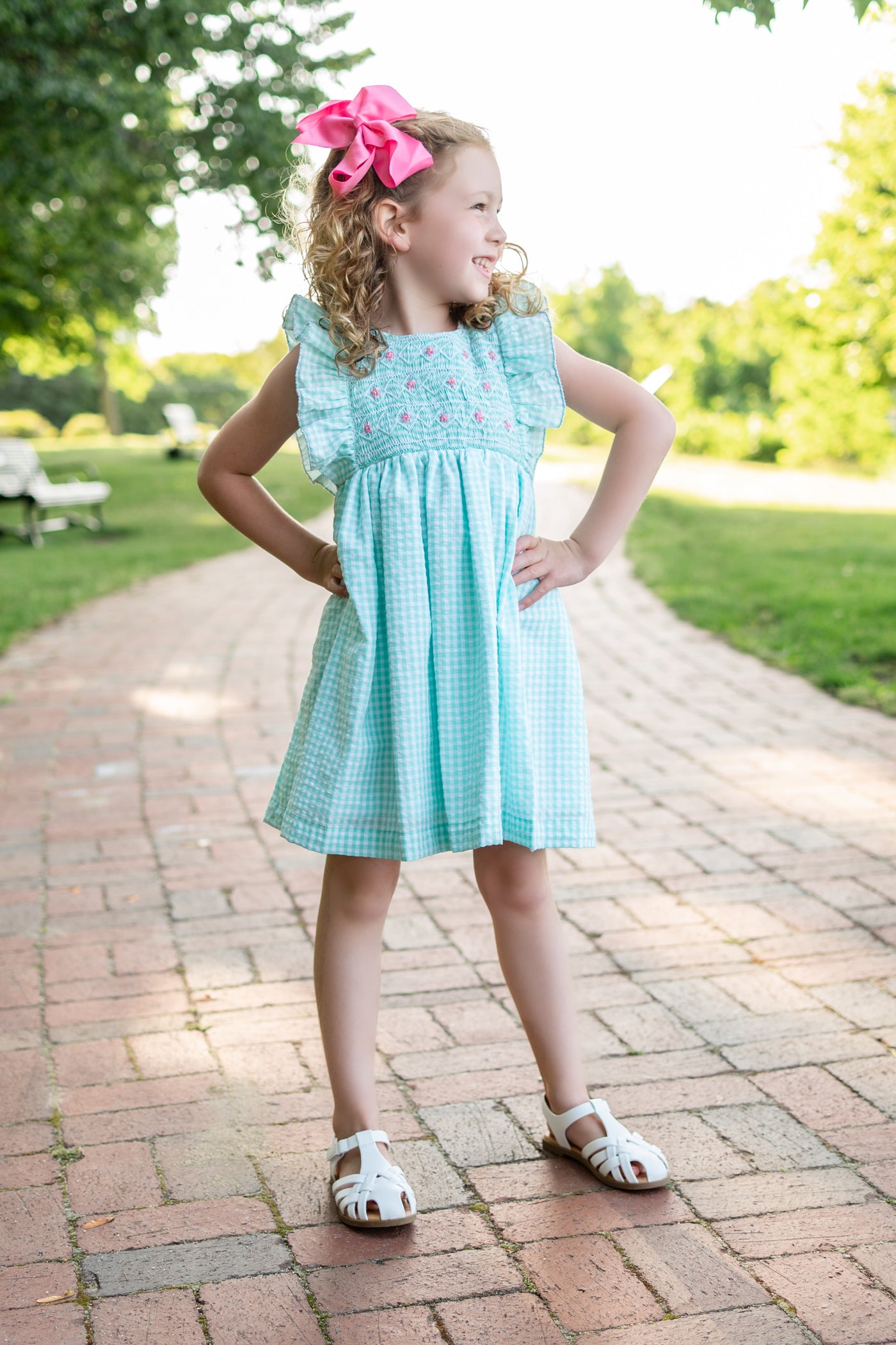 Spring Days Smocked Dress - Maddie & Connor