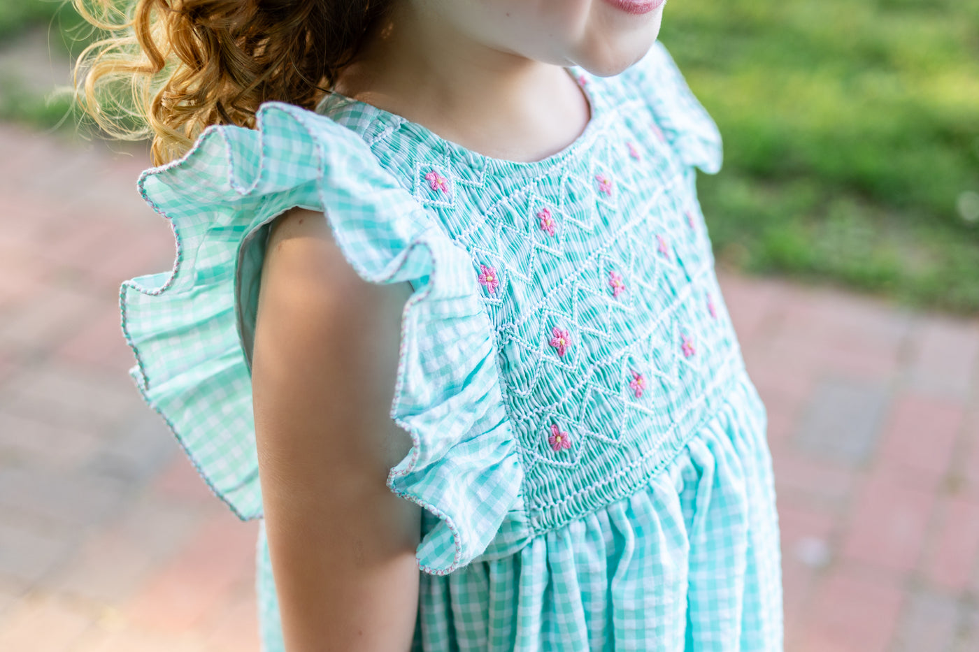 Spring Days Smocked Dress - Maddie & Connor