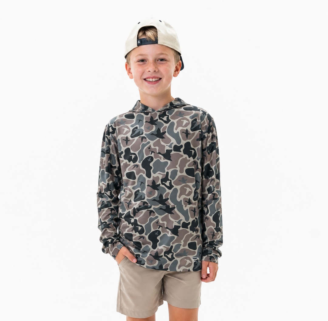 Mallard Mayhem Camo Performance Hoodie - Burlebo