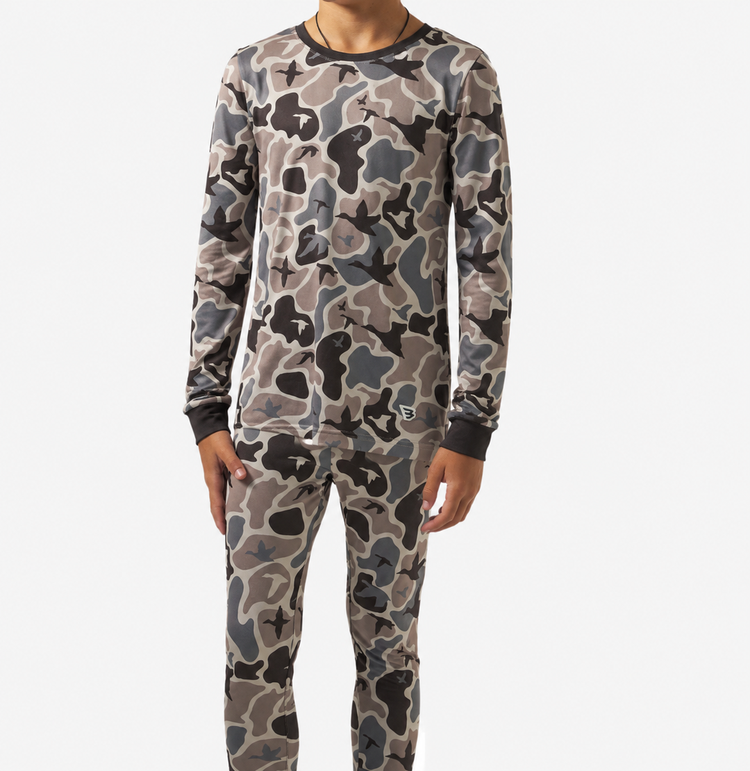 Mallard Mayhem Camo Pajama Set - Burlebo