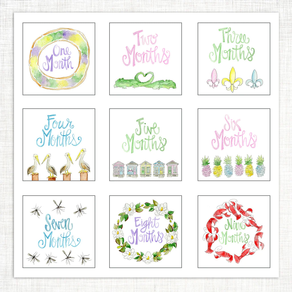 Baby Milestone Cards - Magnolia Creative Co. - Gender Neutral Gift