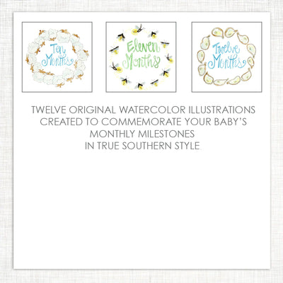 Baby Milestone Cards - Magnolia Creative Co. - Gender Neutral Gift