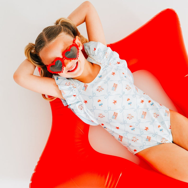 Patriotic Trellis Swimsuit - Sweet Wink