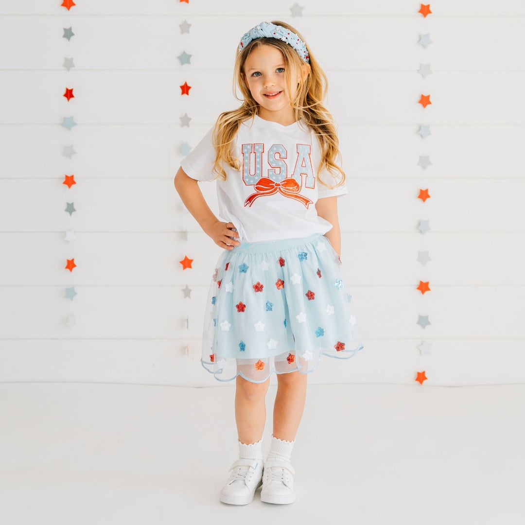 USA Stars & Bows Shirt - Sweet Wink