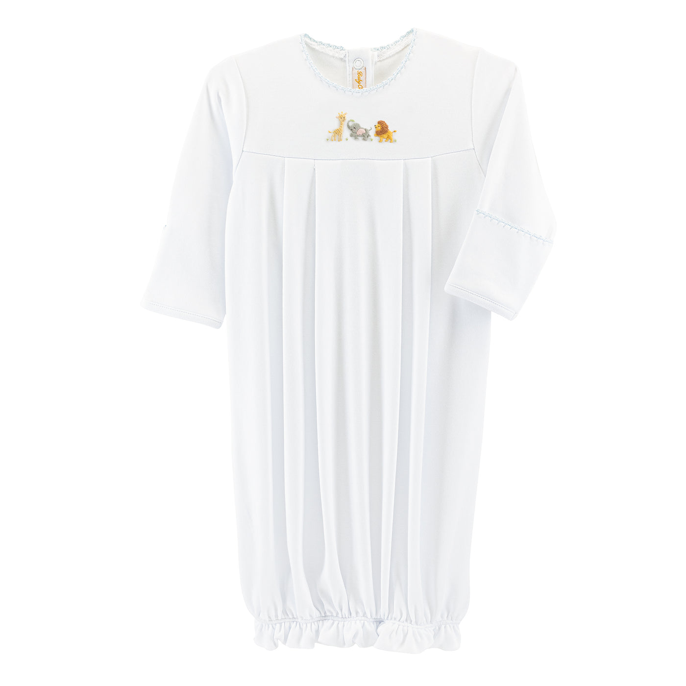 Safari Adventure Crochet Trim Gown - Baby Club Chic