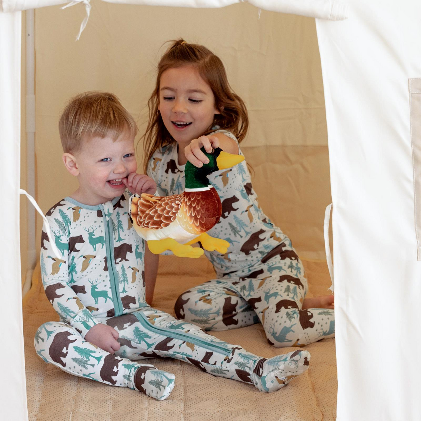 Forest Adventure Bamboo Pajama Set - KicKee