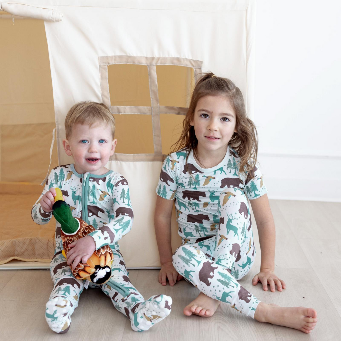 Forest Adventure Bamboo Pajama Set - KicKee