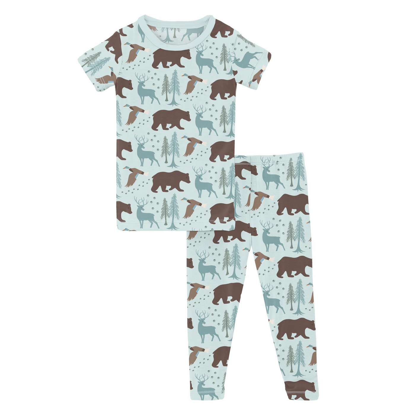 Forest Adventure Bamboo Pajama Set - KicKee