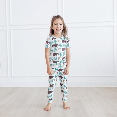Forest Adventure Bamboo Pajama Set - KicKee