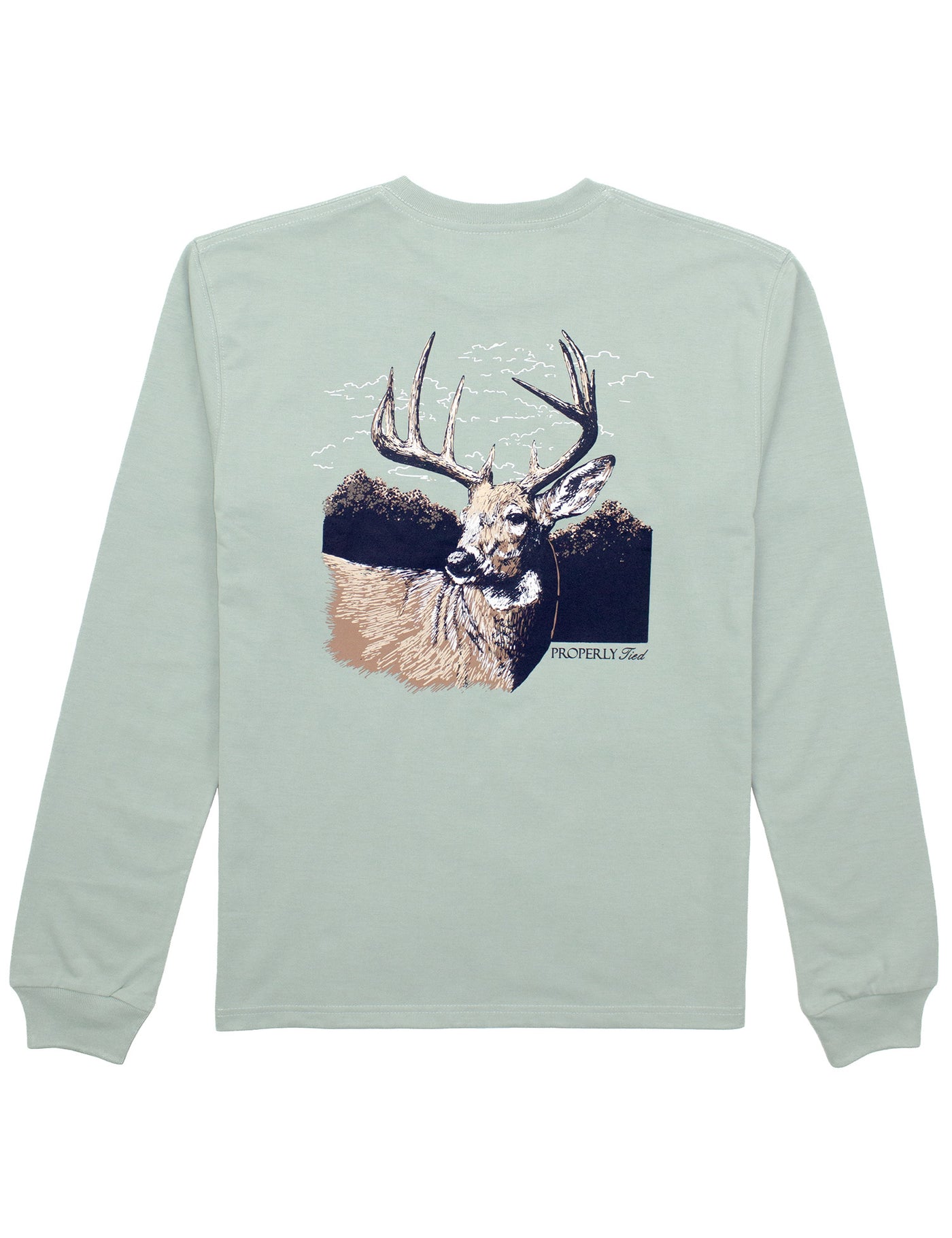 Boys Buck L/S Tee - Properly Tied
