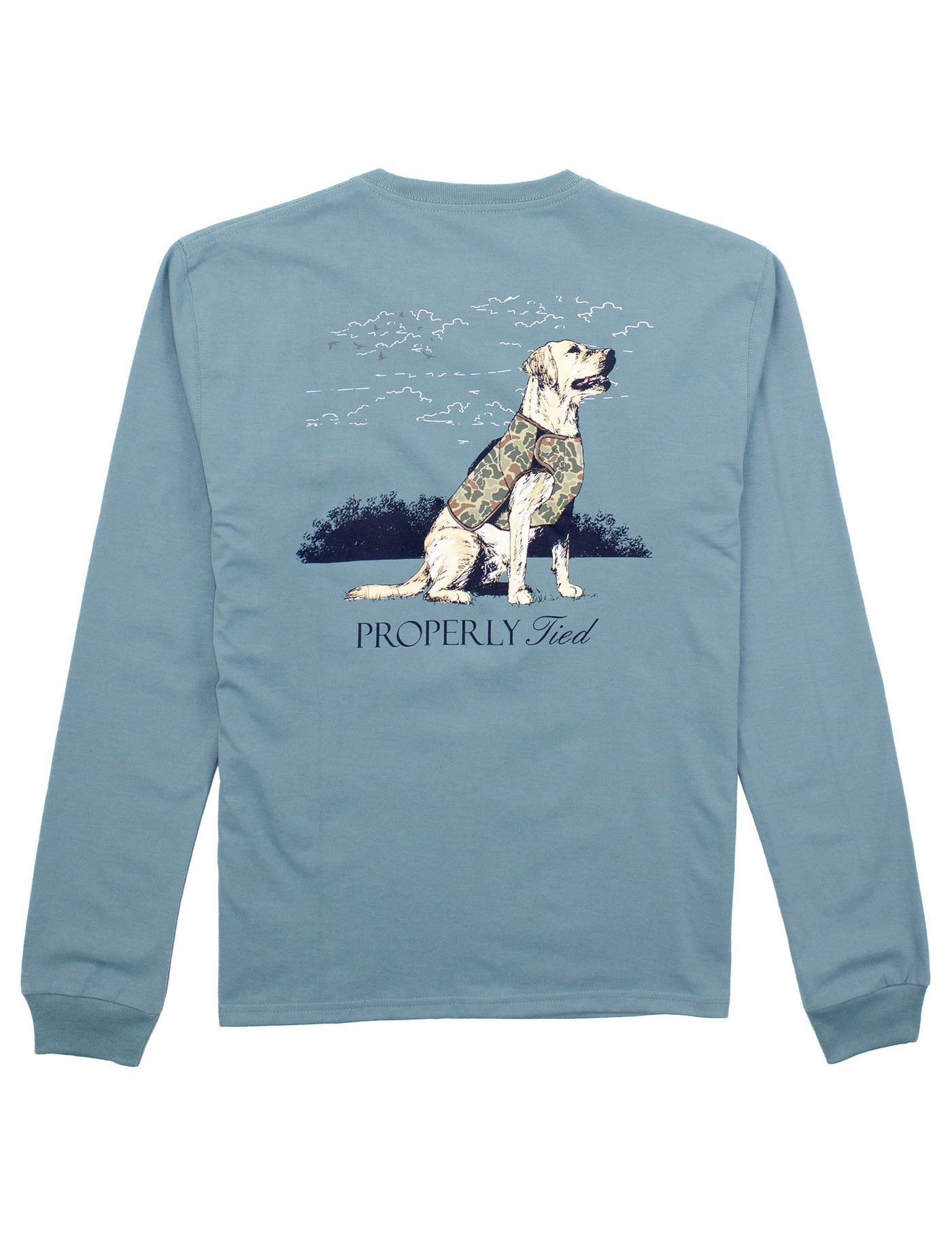 Good Hunting Dog L/S Tee - Properly Tied
